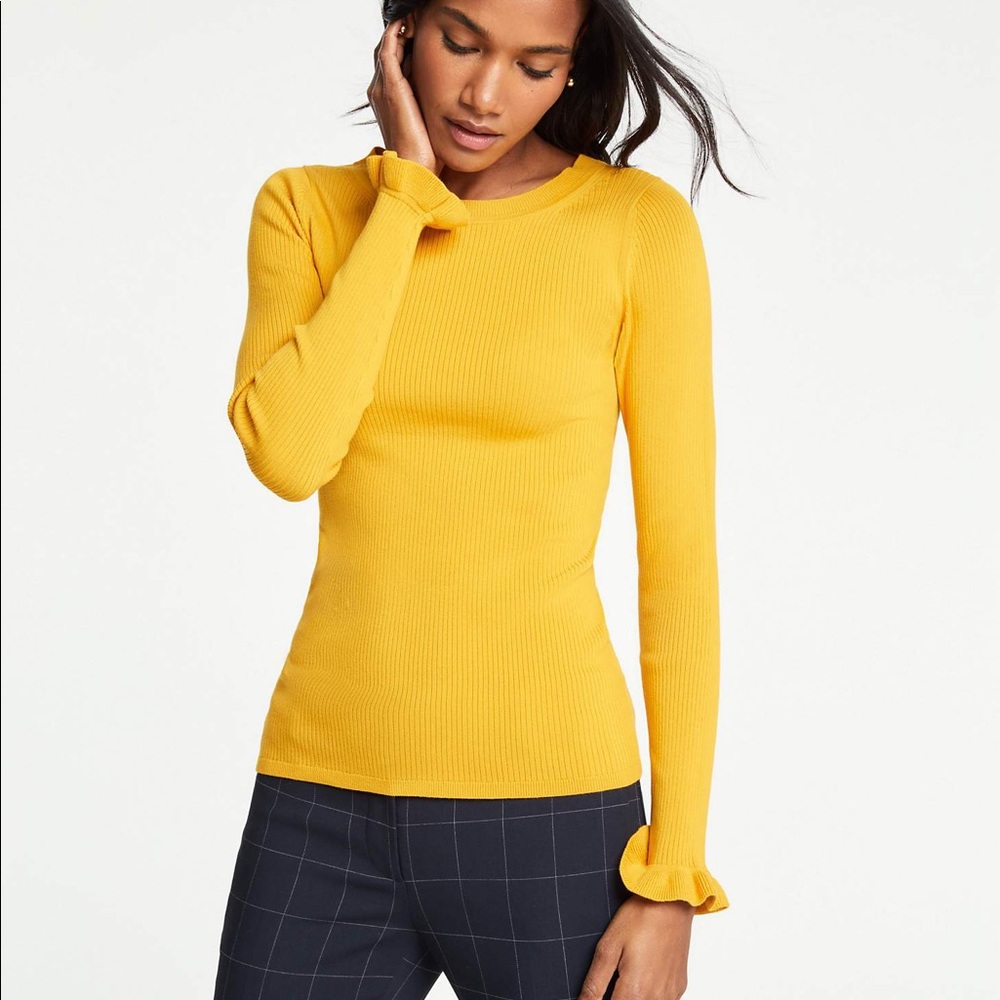 Golden yellow sweater